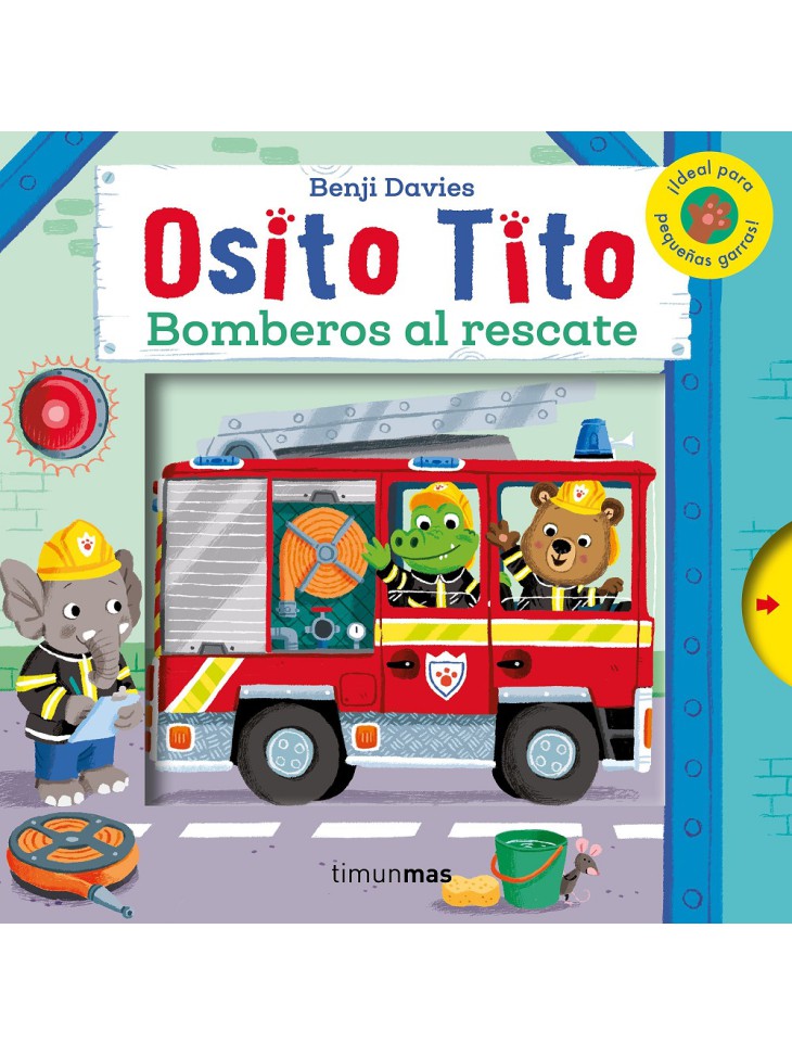 Osito Tito. Bomberos al Rescate - Libro Interactivo para Niños con Camiones de Bomberos