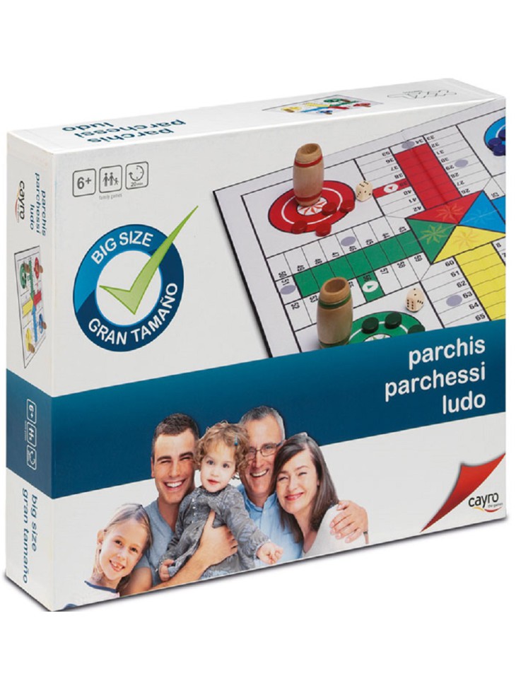 Juego de Parchis XXL con tablero