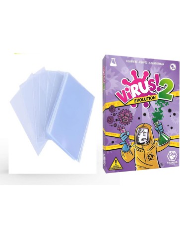 Juego de cartas- Virus 2 Evolution + 100 fundas - Tranjis Games